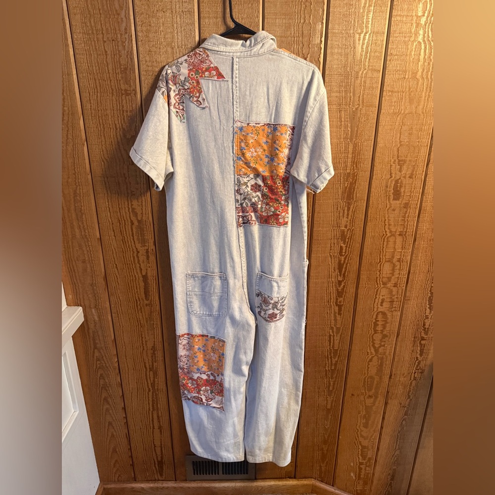 SHEIN Boho Patchwork Jumpsuit Small - image 2